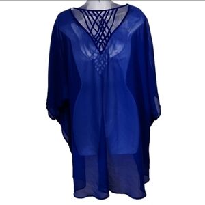 Charlotte Russe Royal Blue Swim Cover Up